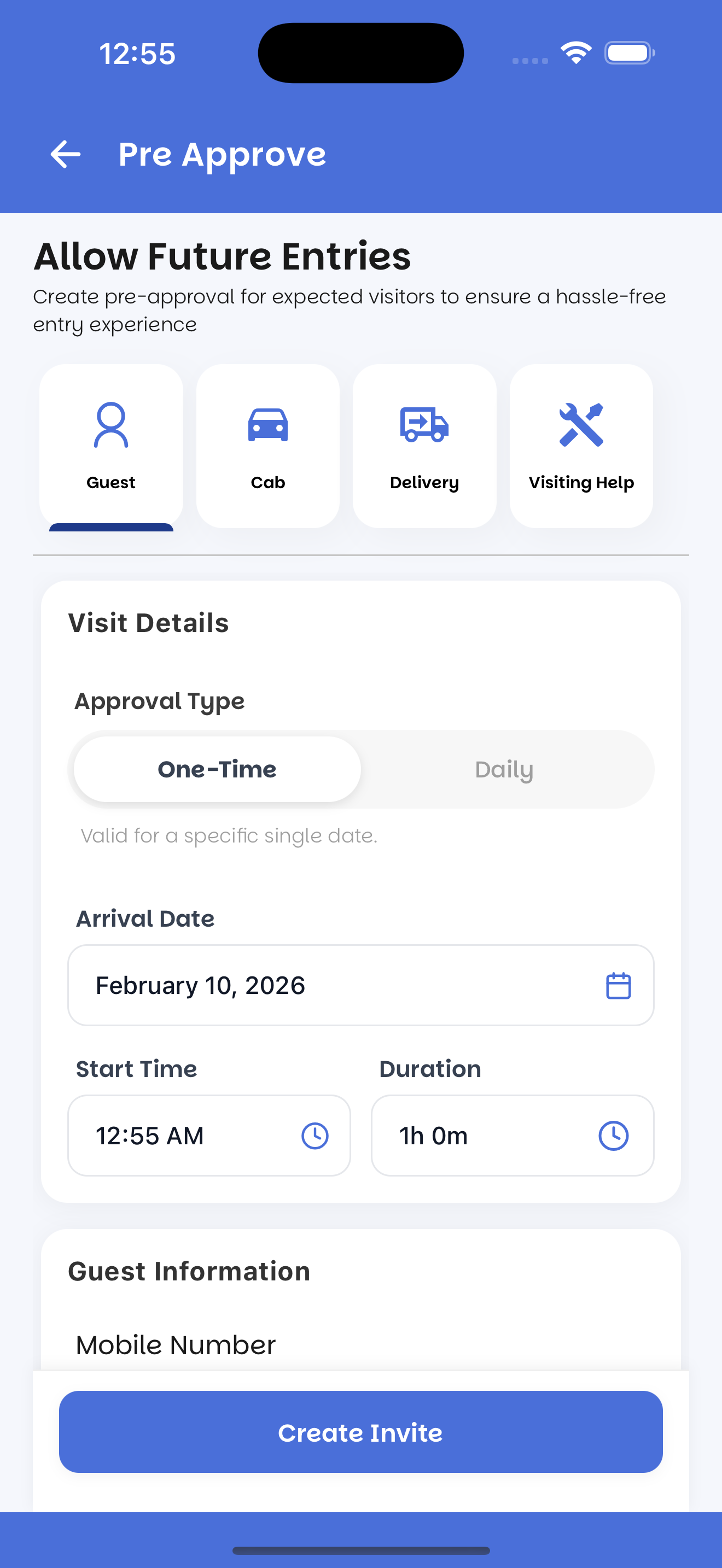 Visitor & Access Management Preview